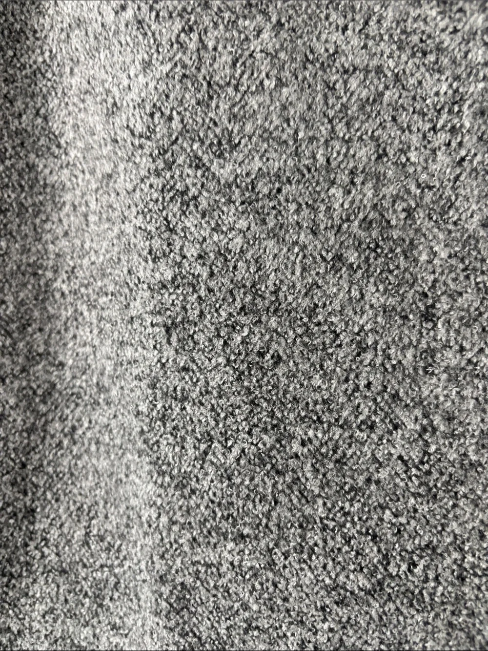 LOFT Gray Marled Knit Drawstring Mini Skirt